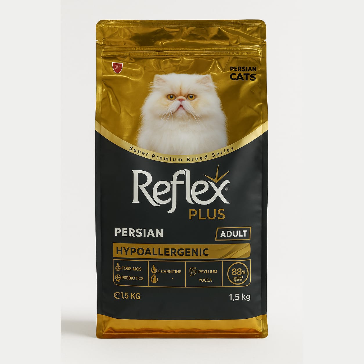Reflex Plus Persian Adult Cat Food – Hypoallergenic – 1.5kg